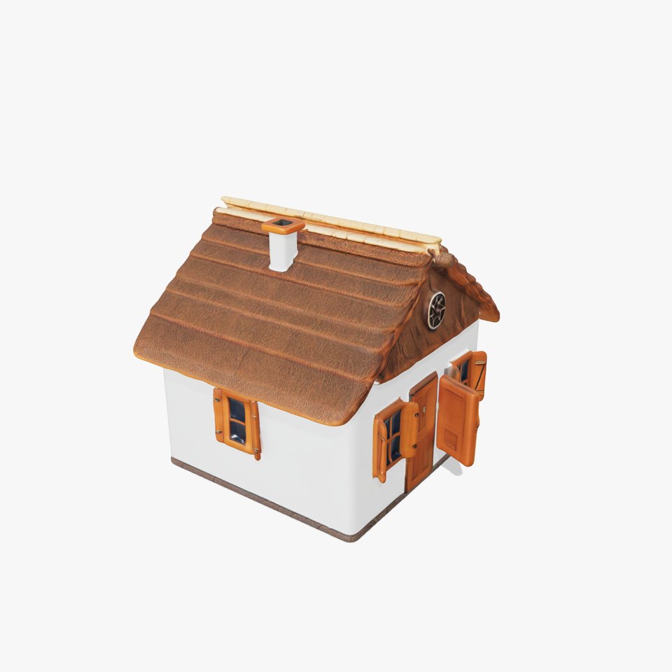Rustic Cottage House model pack