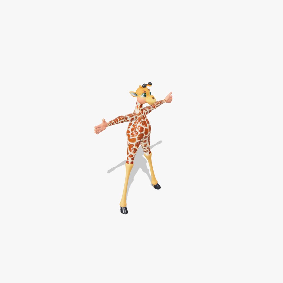 Smiling Giraffe model pack