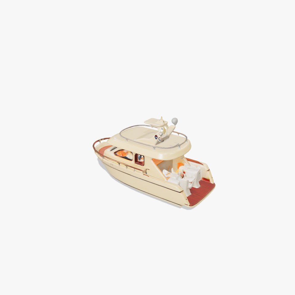 Elegant Yacht model pack