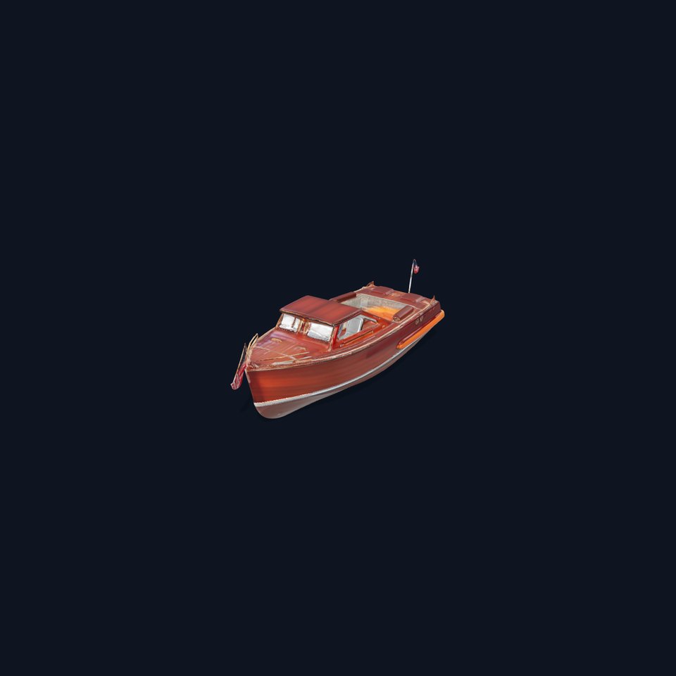 Classic Wooden Yacht model pack