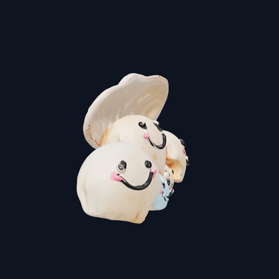 Playful Seashell model pack