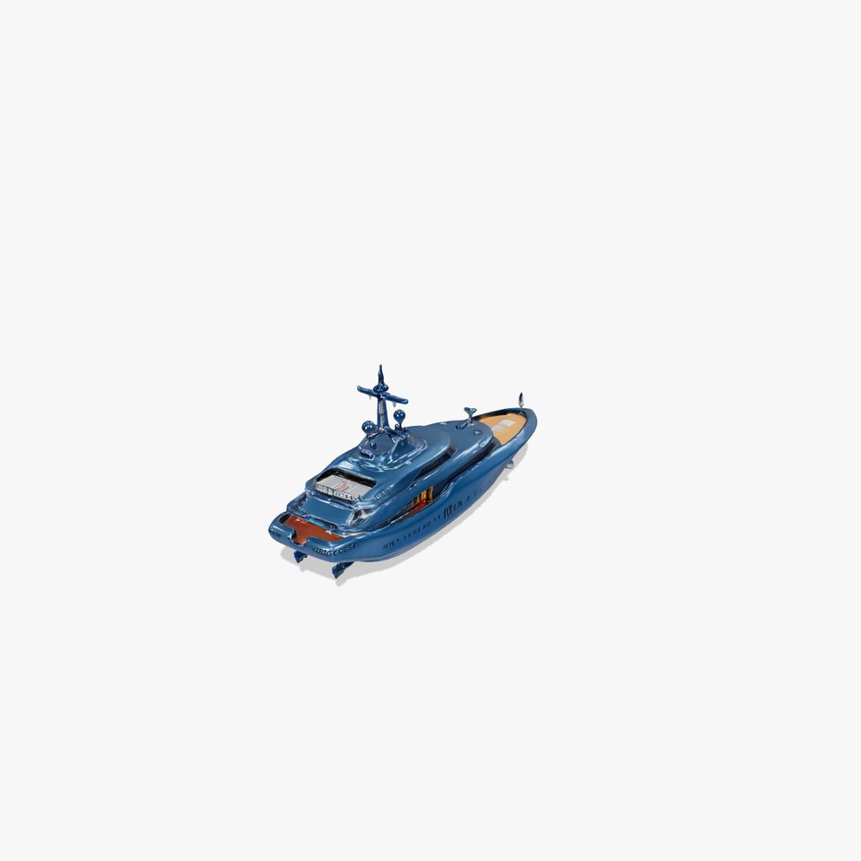 Sleek Luxury Yacht model pack