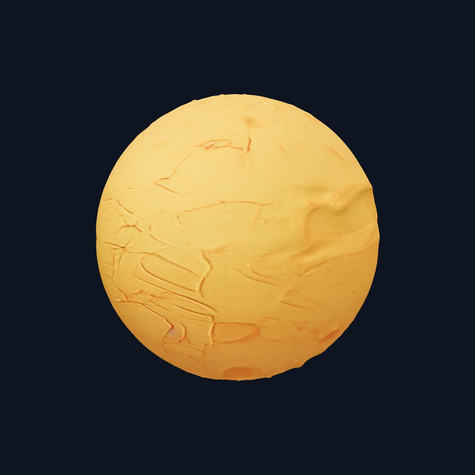 HQ PBR Textures Set Cracked Orange Rough Plaster