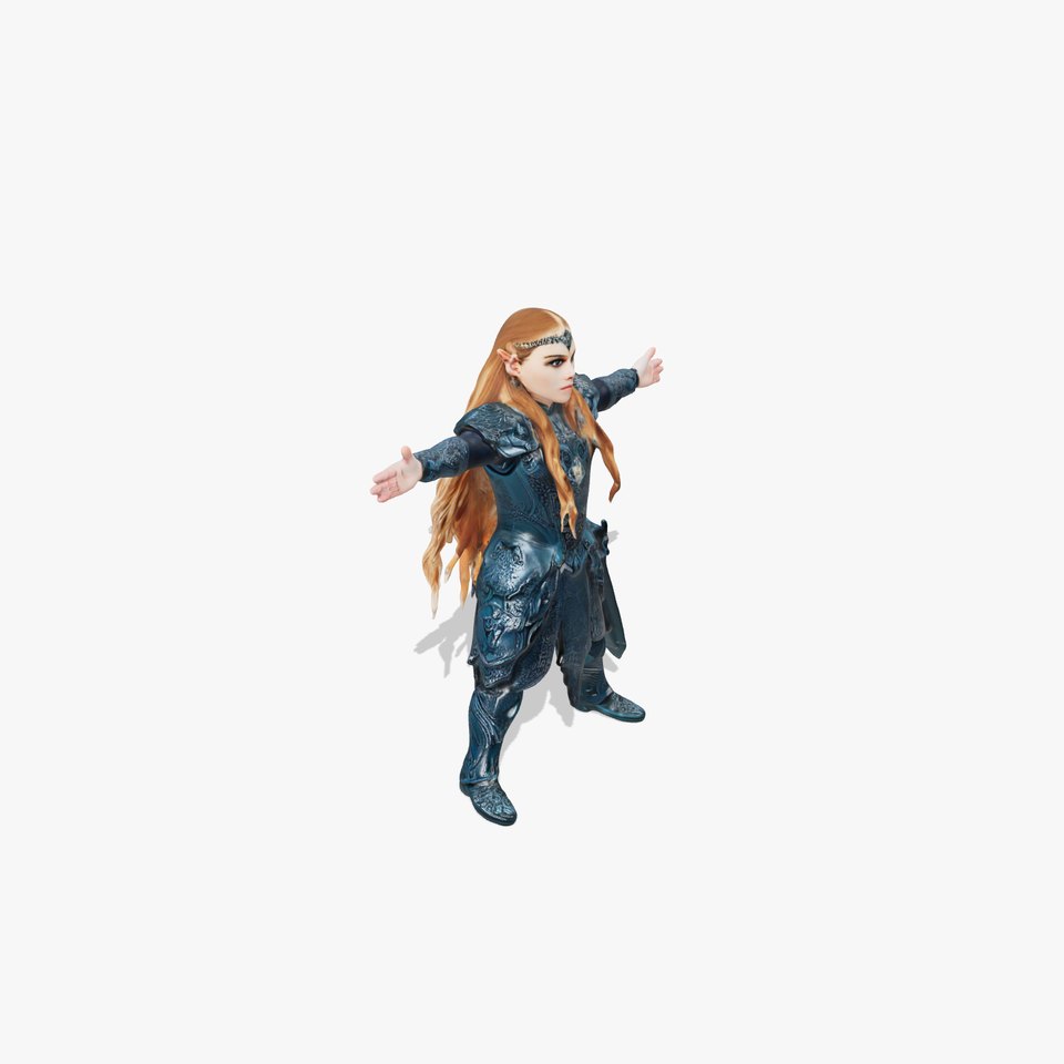 Elven Warrior Armor model pack