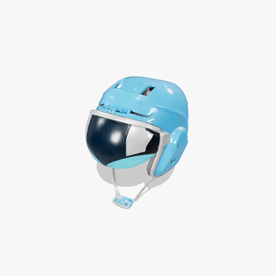 Sky Blue Helmet model pack