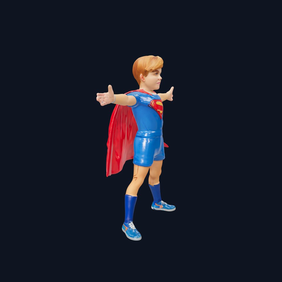 Hero Costume Child model pack