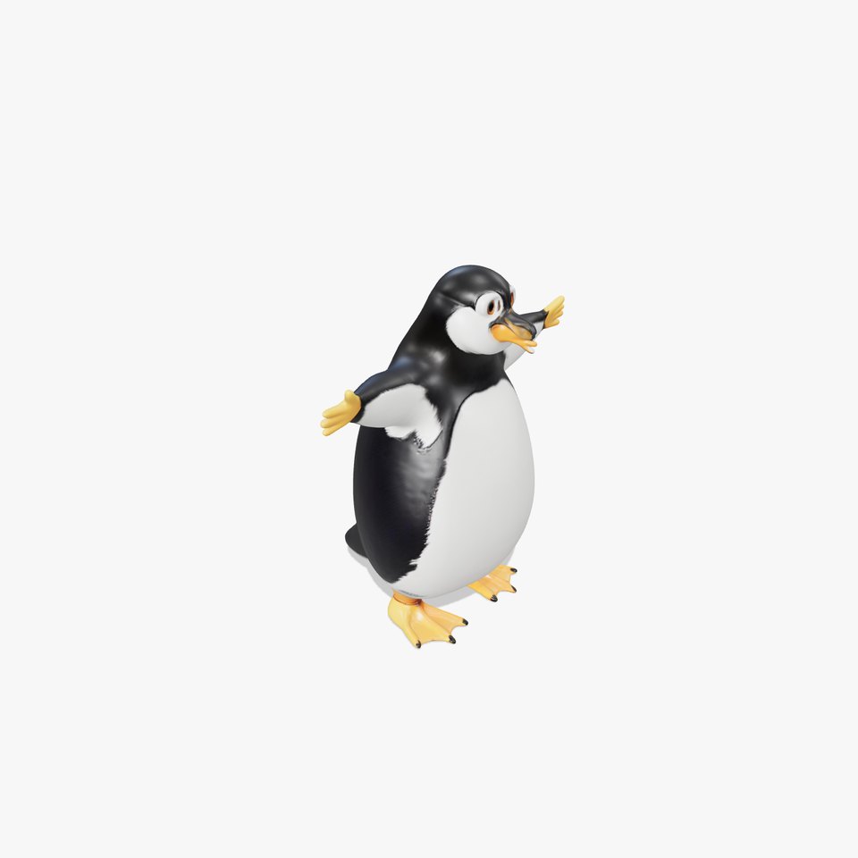 Animated Penguin Character model pack
