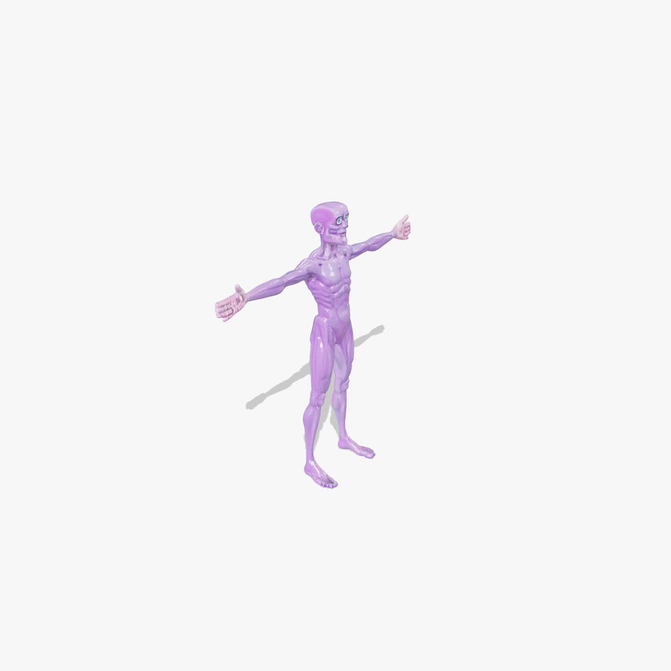 Purple Alien Character model pack