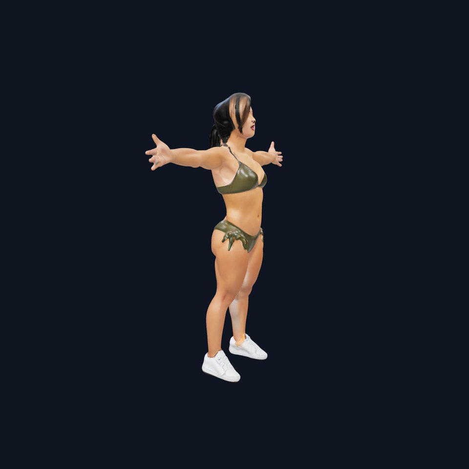 Olive Bikini model pack