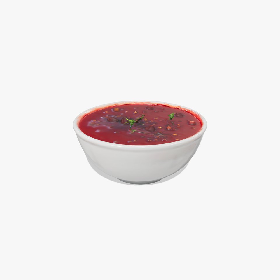 Gourmet Beet Soup model pack