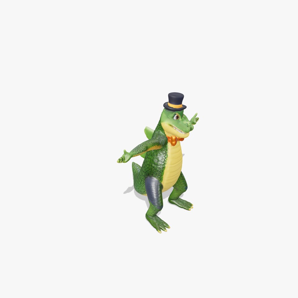 Dapper Crocodile model pack