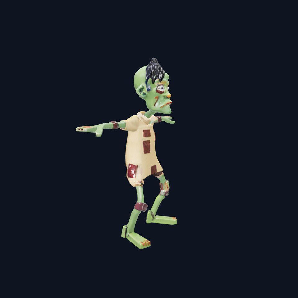 Patchwork Zombie model pack