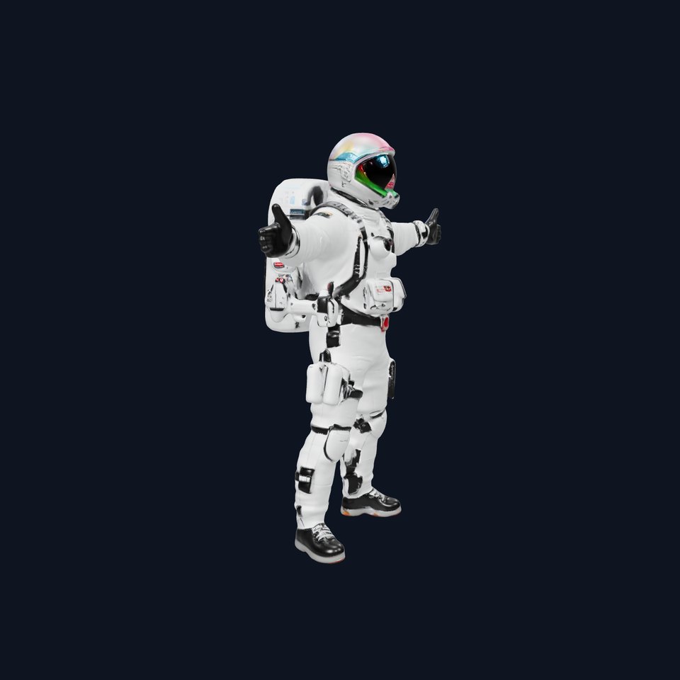 Pristine Astronaut Suit model pack