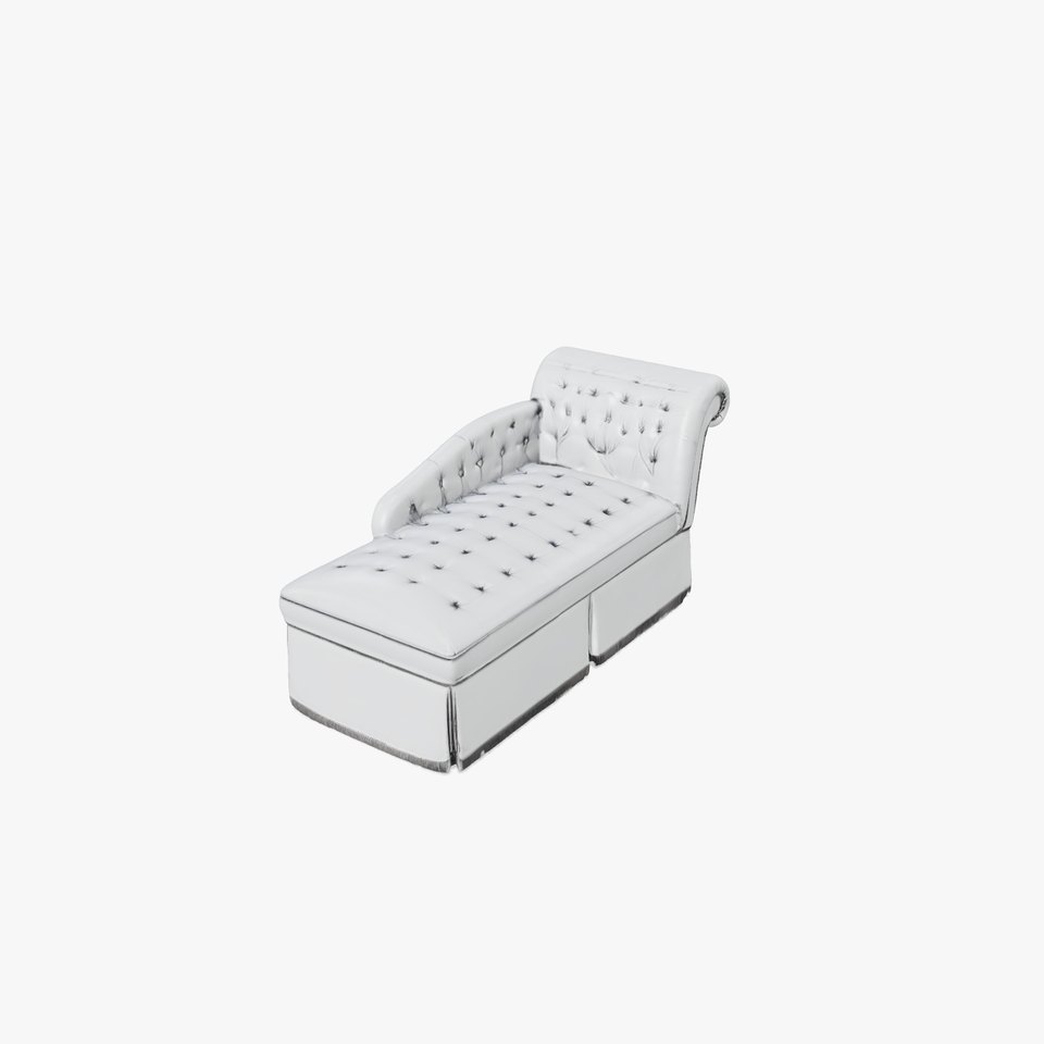 Elegant Gray Chaise model pack