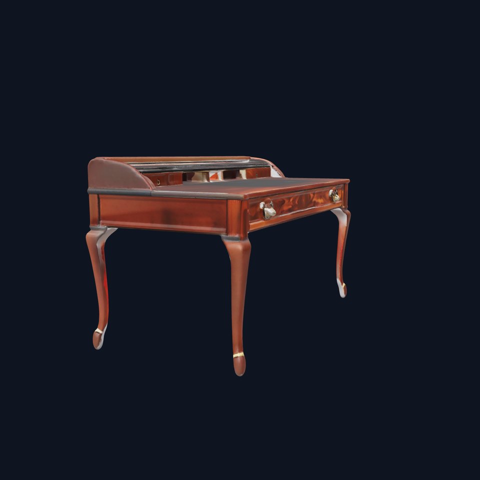 Classic Mahogany Desk model pack