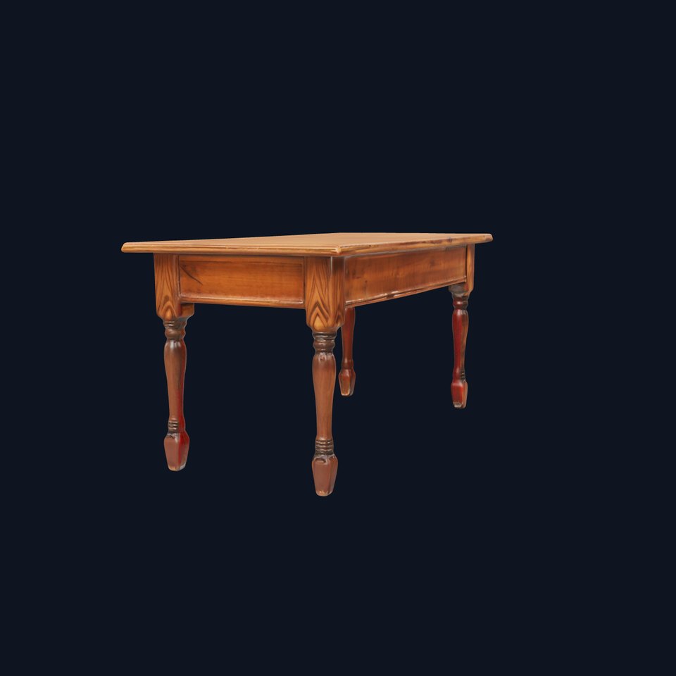 Classic Walnut Table model pack