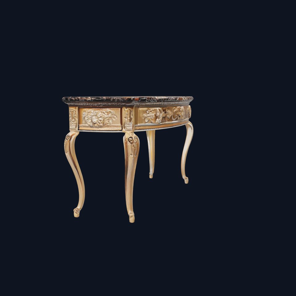Baroque Gold Console Table model pack