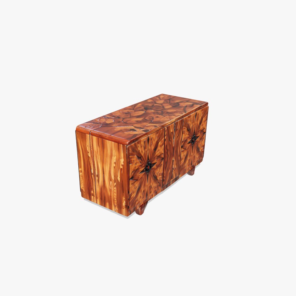 Elegant Wood Cabinet model pack