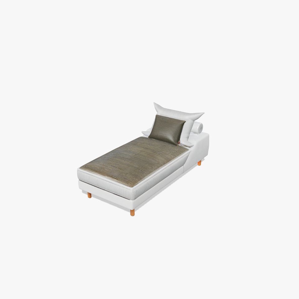 Modern Gray Daybed model pack