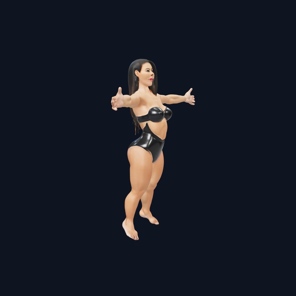 Dynamic Female Character model pack