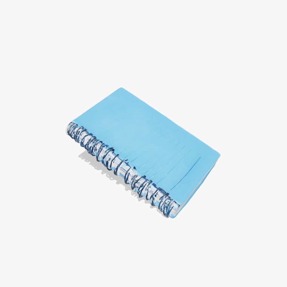 Blue Spiral Notebook model pack