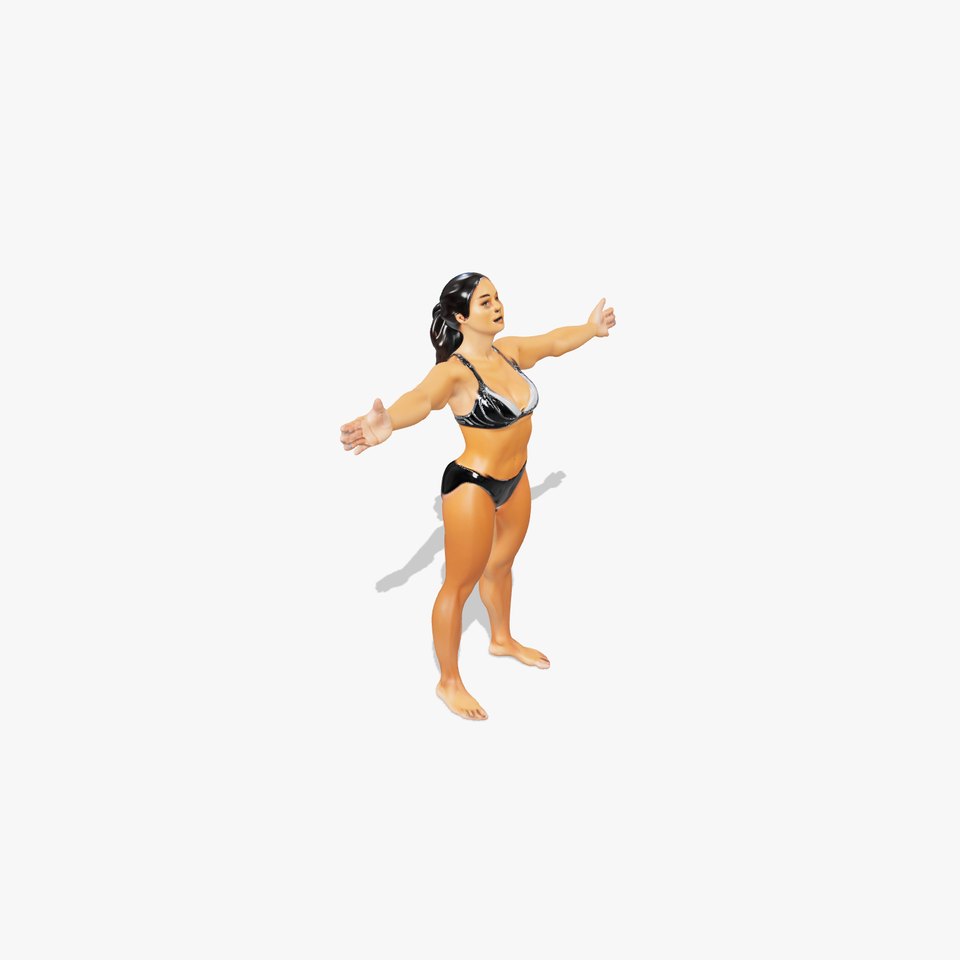 Athletic Female Figure model pack