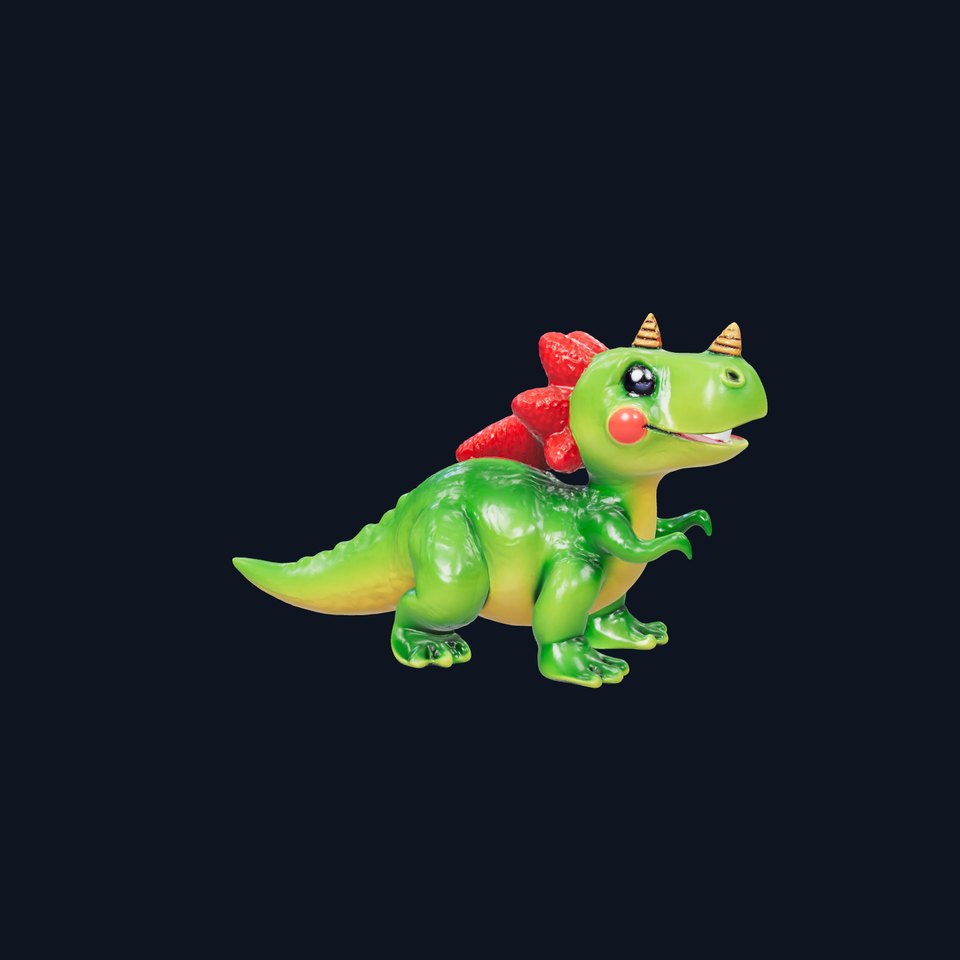 Playful Dinosaur Character model pack