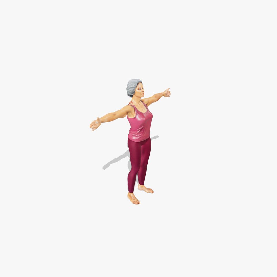 Dynamic Yoga Pose model pack