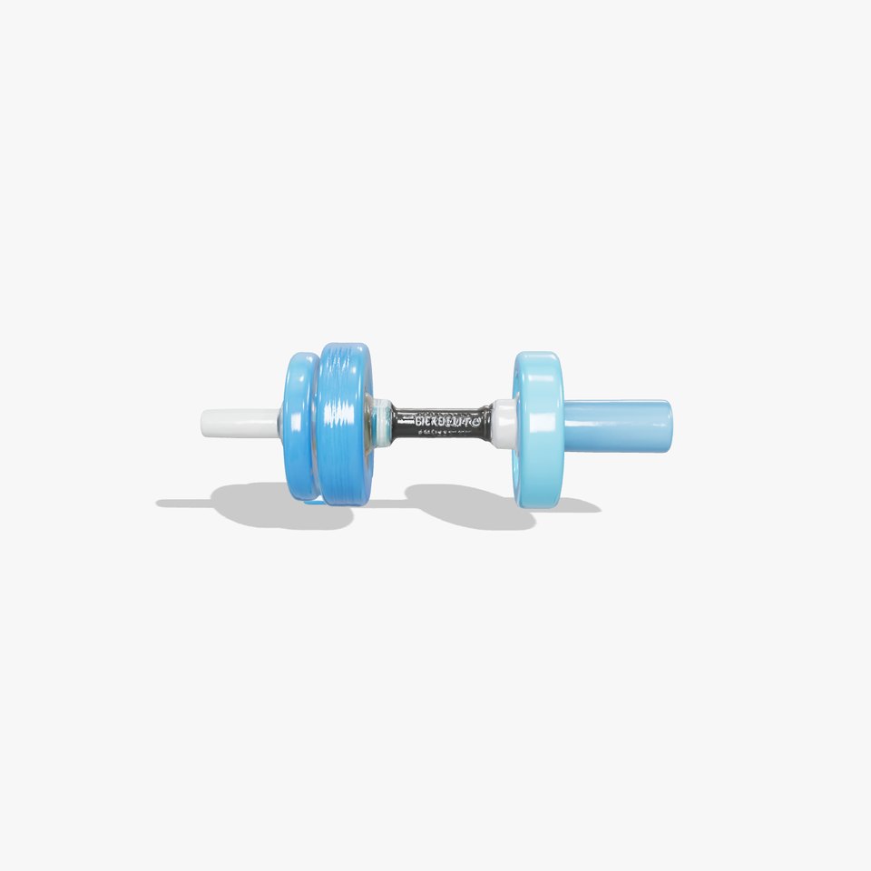 Blue Fitness Dumbbell model pack