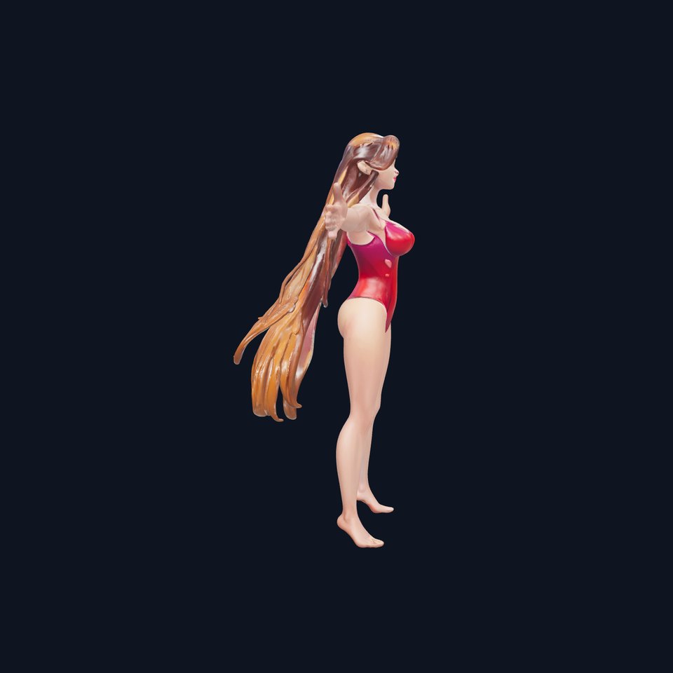 Dynamic Swimsuit Character model pack
