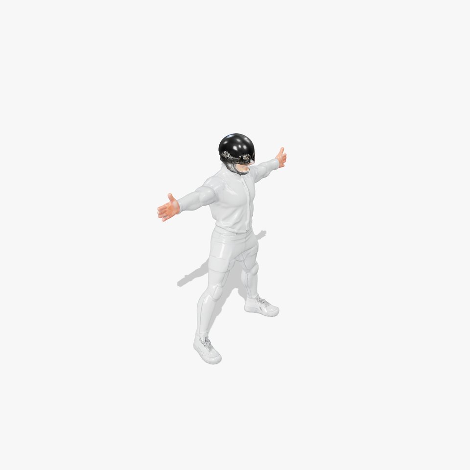 Futuristic White Suit model pack