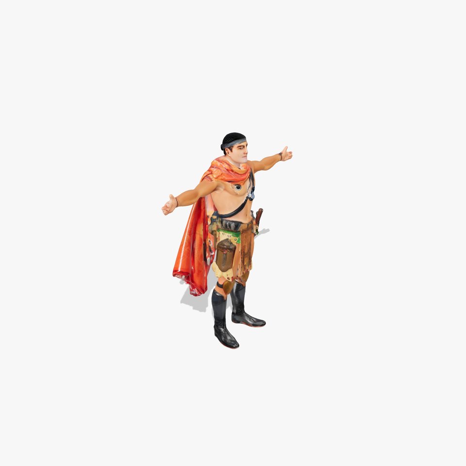 Desert Warrior Adventurer model pack