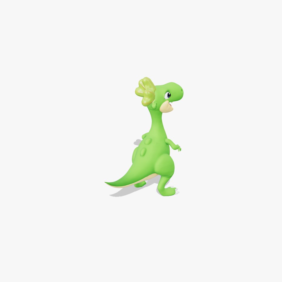 Playful Dinosaur Cartoon model pack