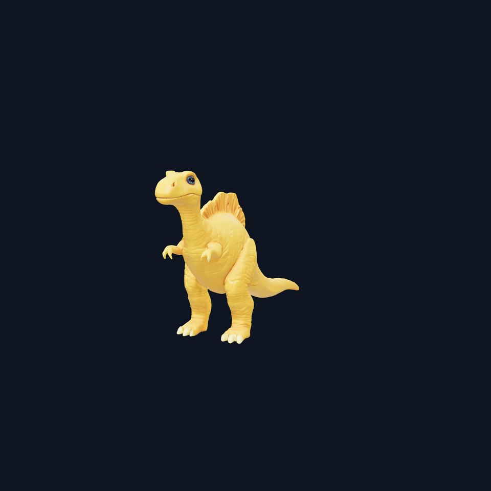 Yellow Dinosaur model pack