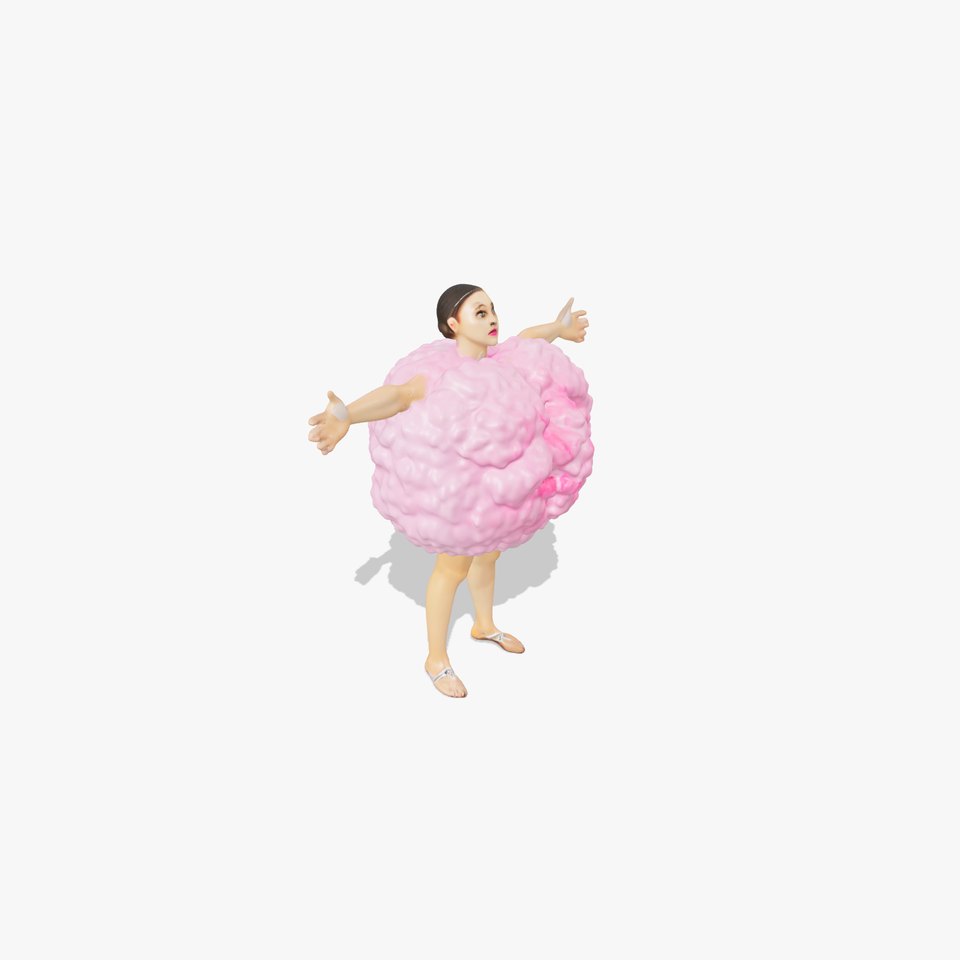 Pink Cloud Costume model pack