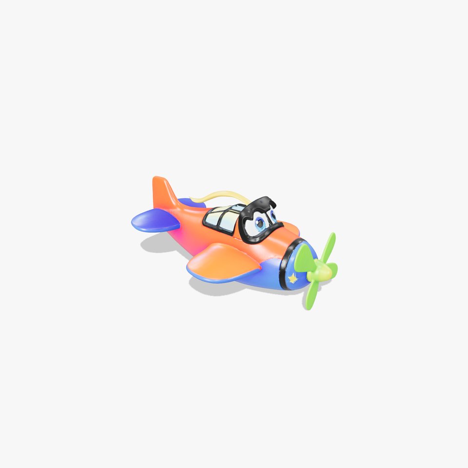Colorful Cartoon Airplane model pack