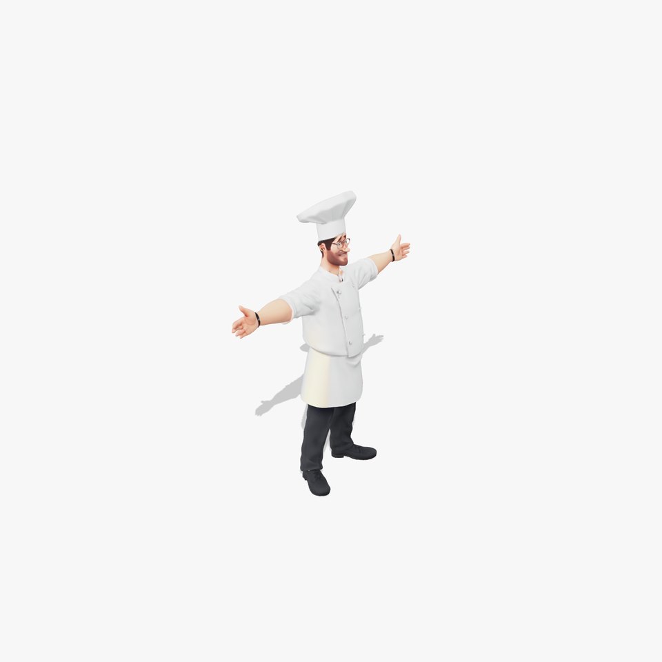 Charming Chef Character model pack