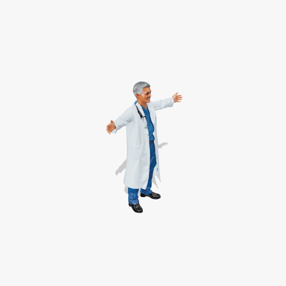 Professional Doctor Character model pack