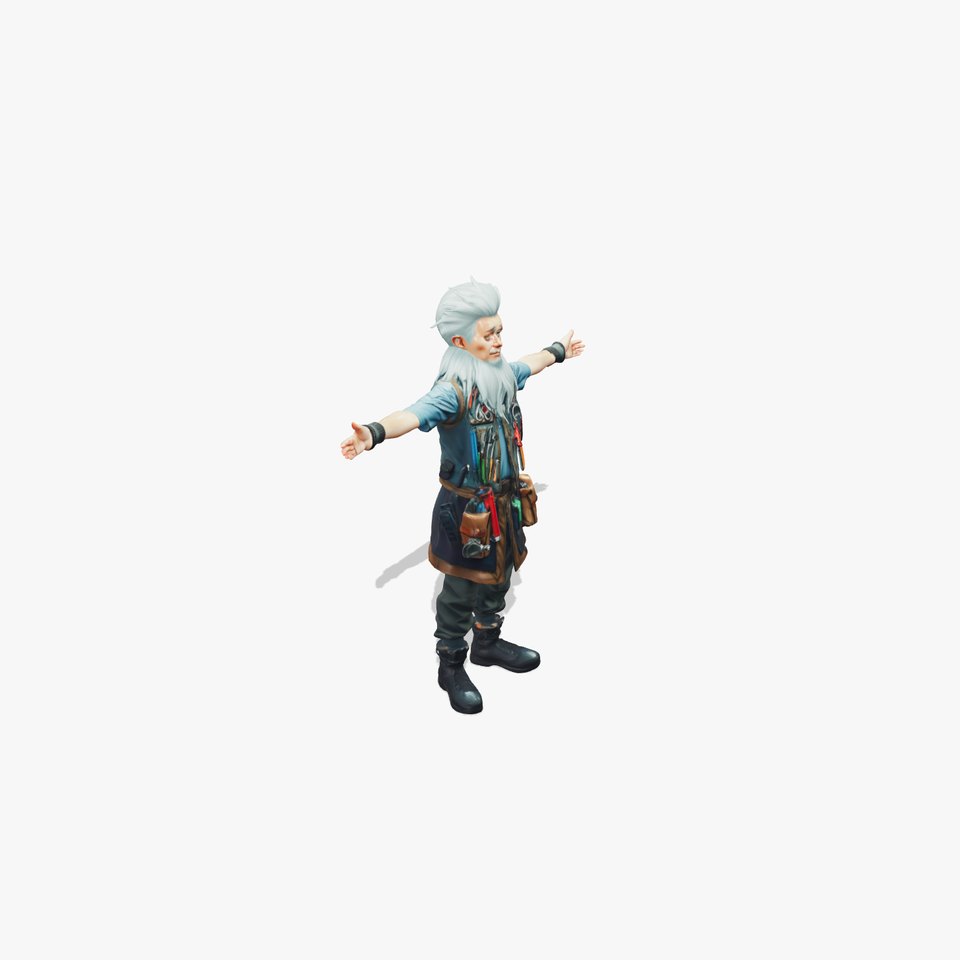 Workshop Wizard Character model pack