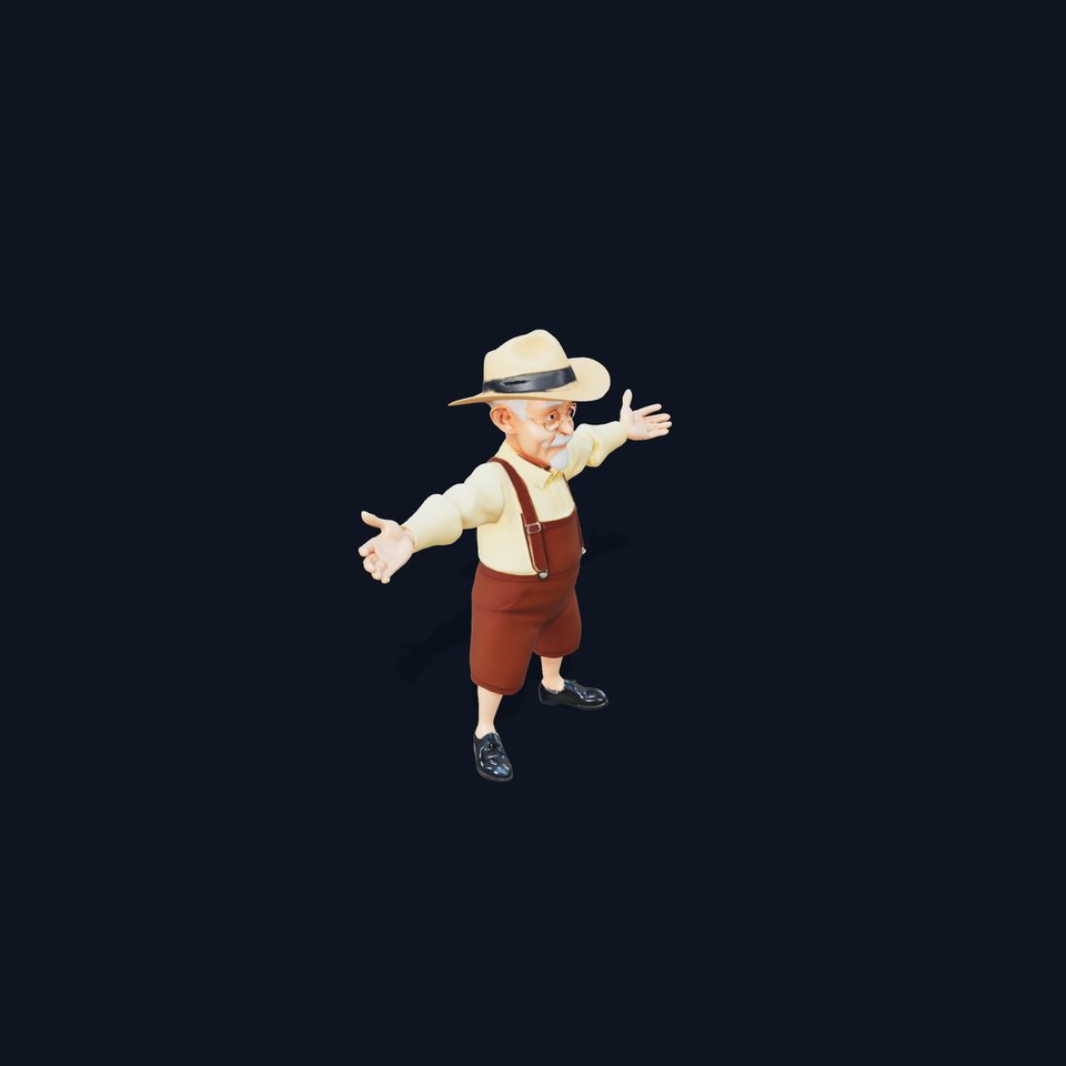 Friendly Farmer Elder model pack