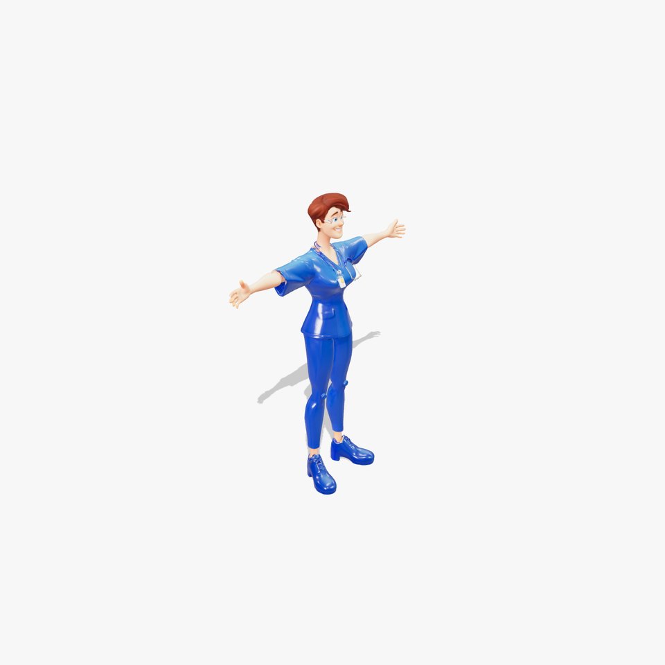 Animated Medical Professional model pack