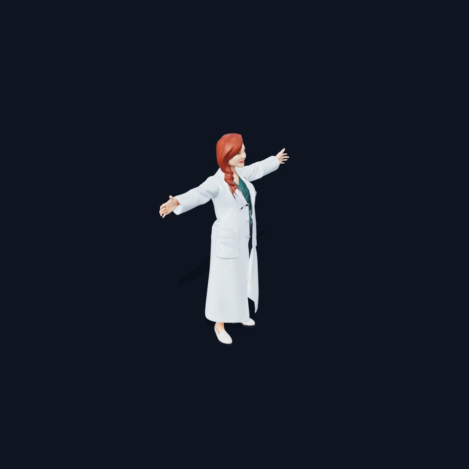 Professional Doctor Character model pack