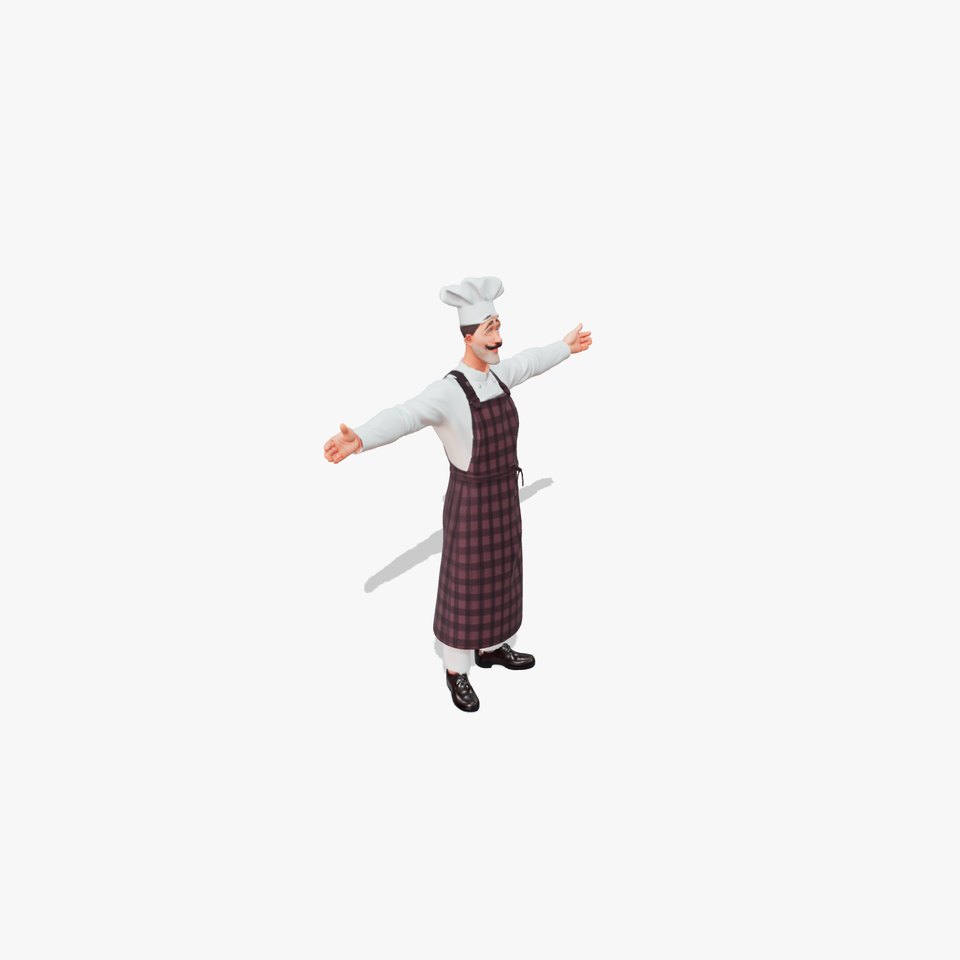 Classic Chef Character model pack