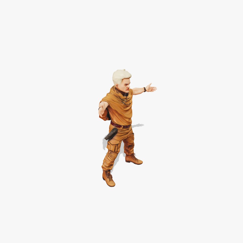 Desert Adventurer model pack