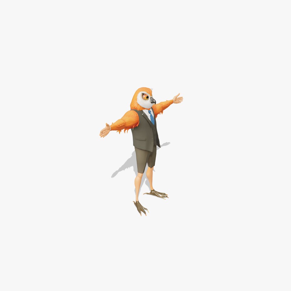 Owl Business Suit model pack