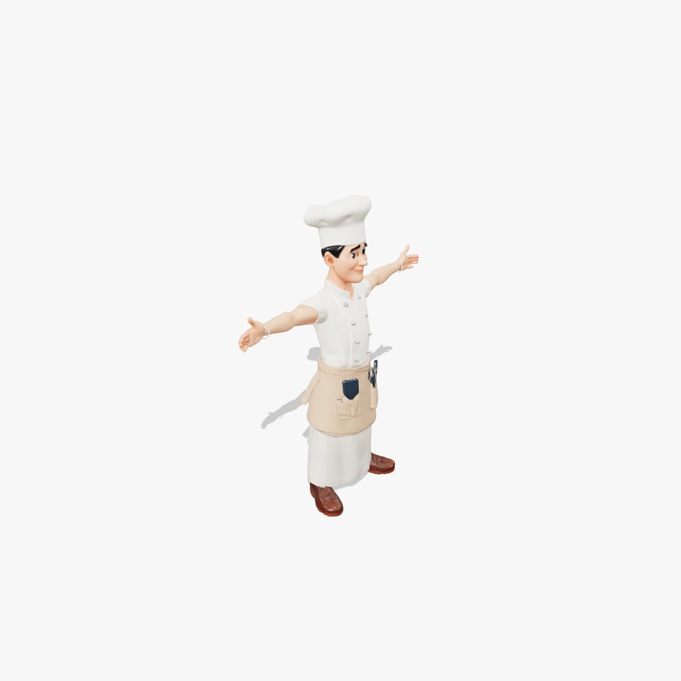 Charming Chef Character model pack