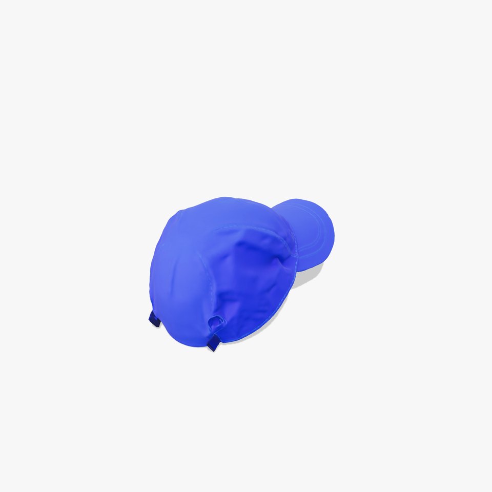 Sporty Blue Cap model pack