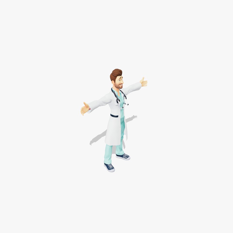 Friendly Doctor Character model pack