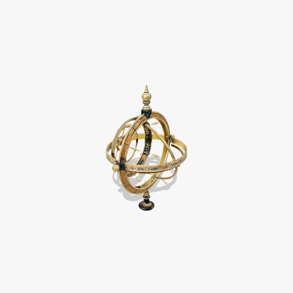 Antique Brass Armillary Sphere model pack