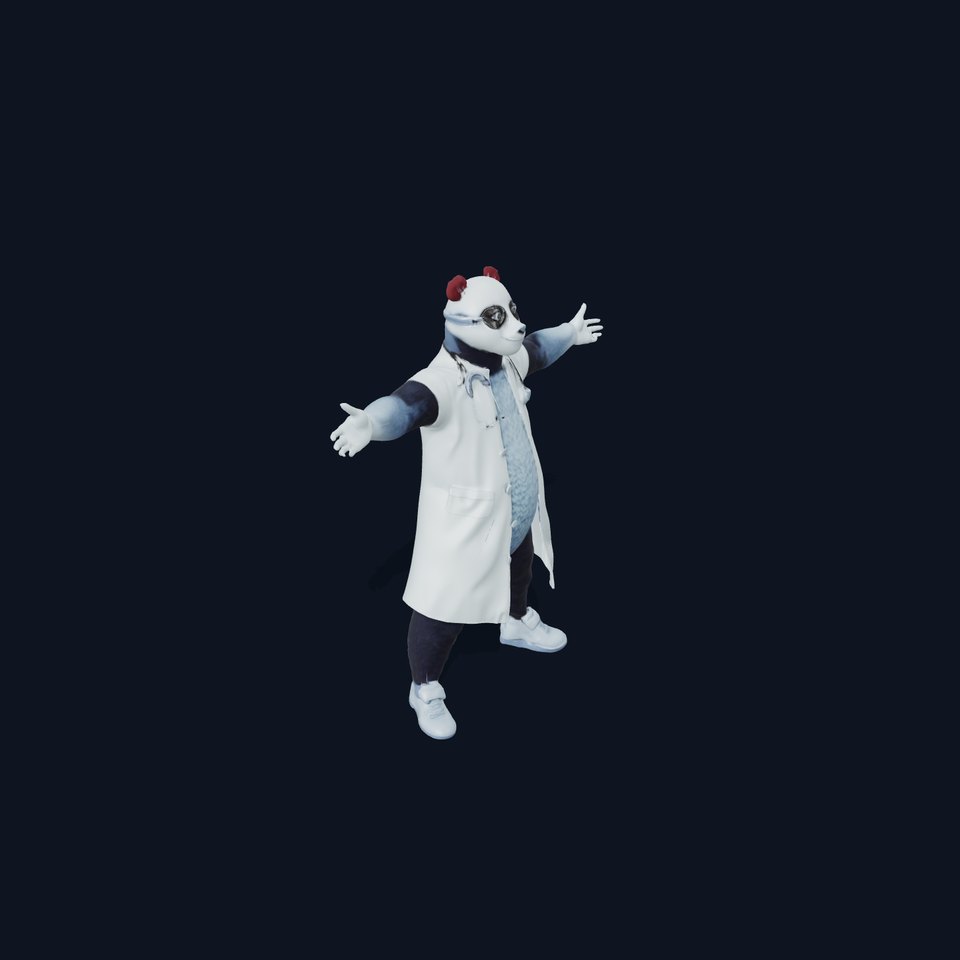 Doctor Panda model pack